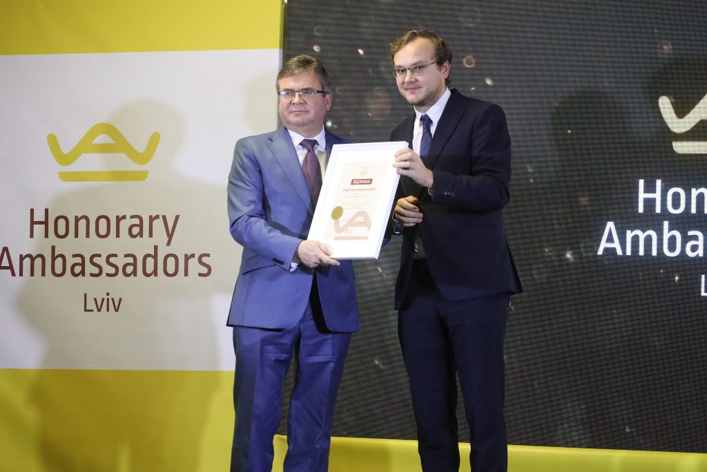 Let us present Andrii Nakonechnyi – Lviv Honorary Ambassador