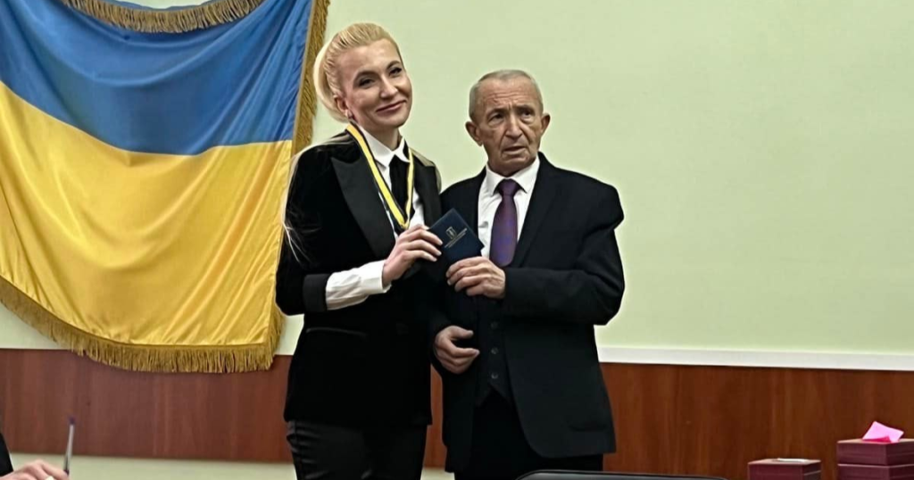 Почесній Амбасадорці Львова, Ірині Сенюті, вручили орден «Захисник адвокатури України»