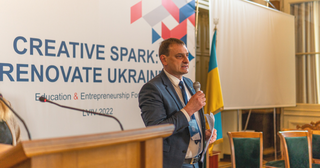 Nazar Podolchak, Lviv Honorary Ambassador, organized the Creative Spark Forum